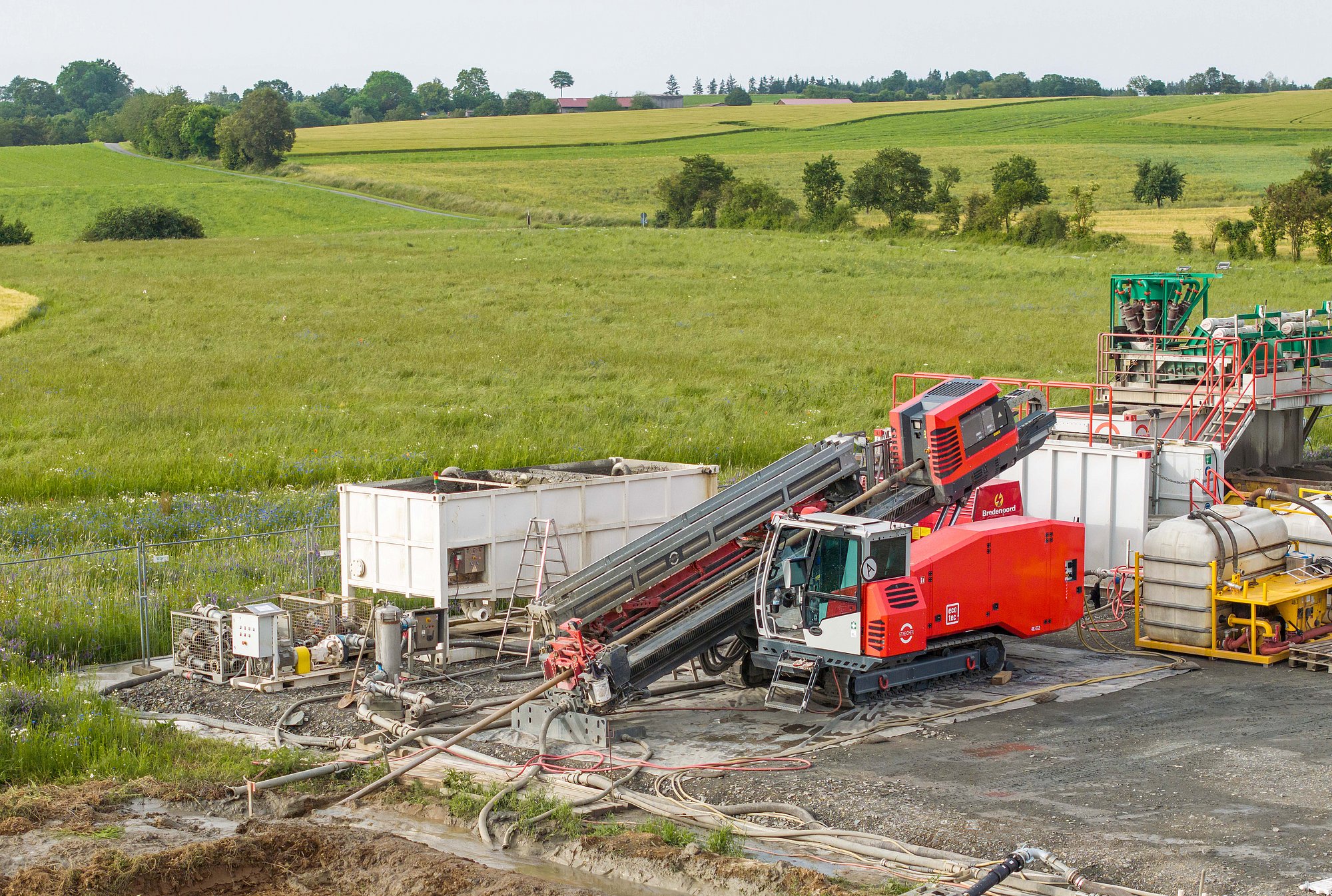 Arbeiten am SuedOstLink Abschnitt D3a