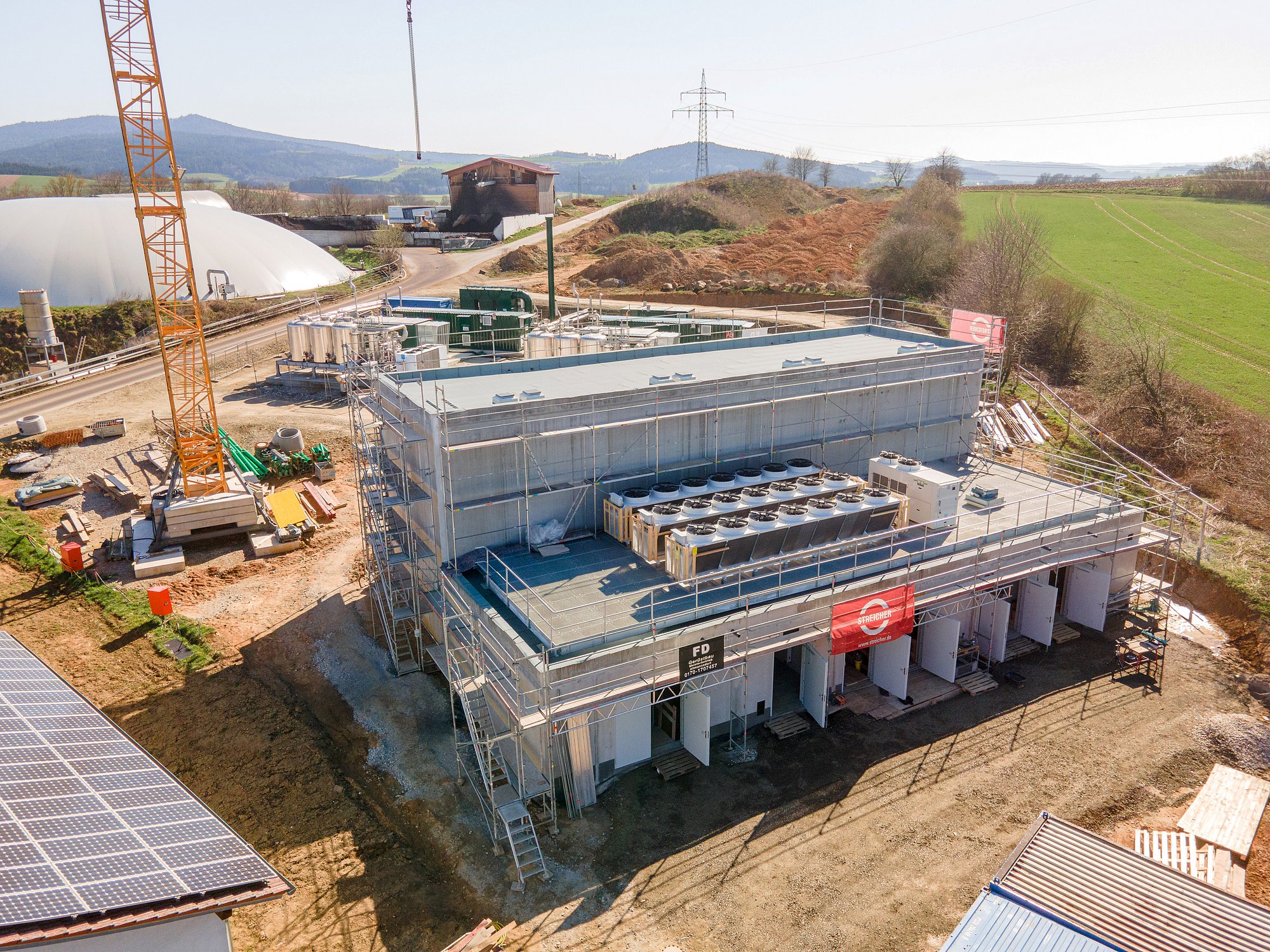 Neubau einer Biogasein- und Rückspeiseanlage Arnschwang