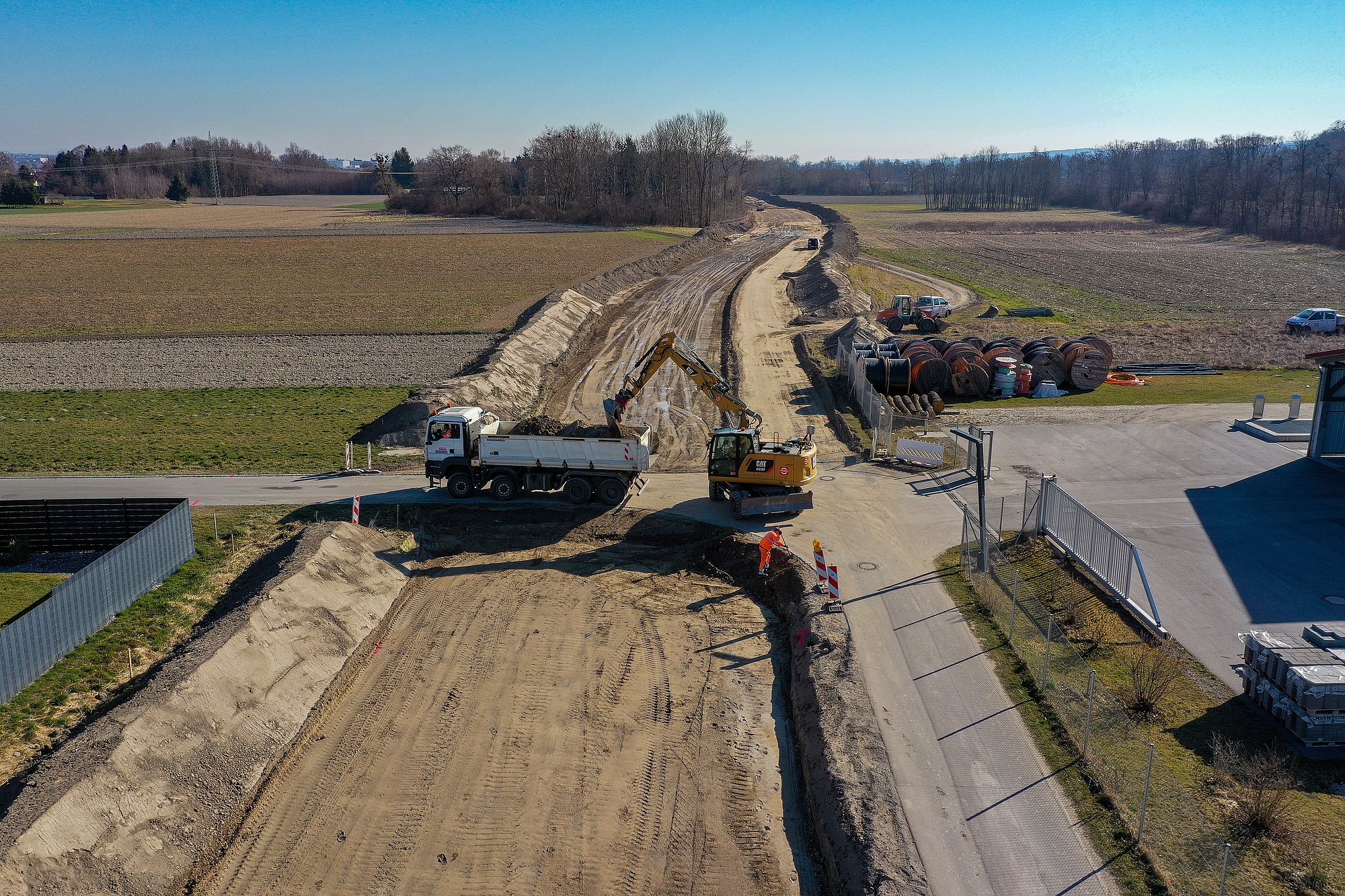 Motorway feed road Loiching/Dingolfing