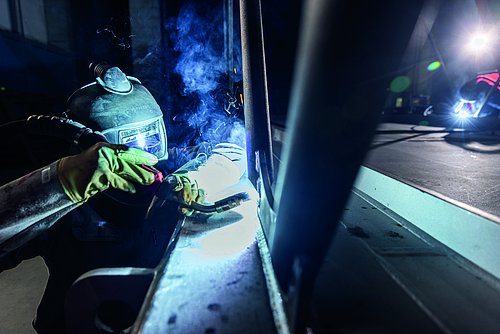 Montage Geh- und Radwegbrücke