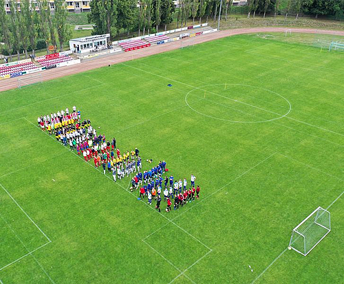 Fußball Gruppenbild