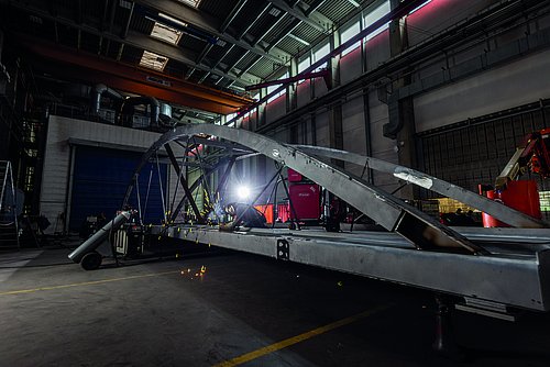 Montage Geh- und Radwegbrücke