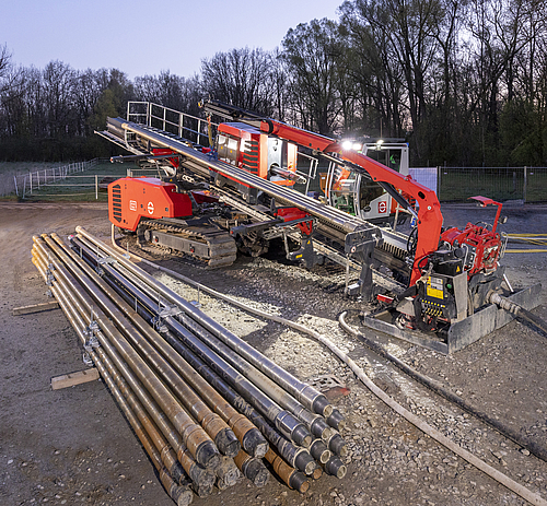 Full-electrically driven horizontal directional drilling rig rig