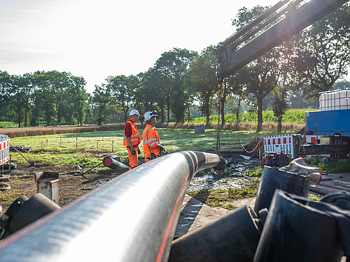 Horizontal wells with a total length of approx. 32 km