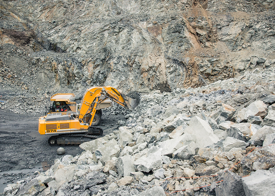 Quarries and gravel mills