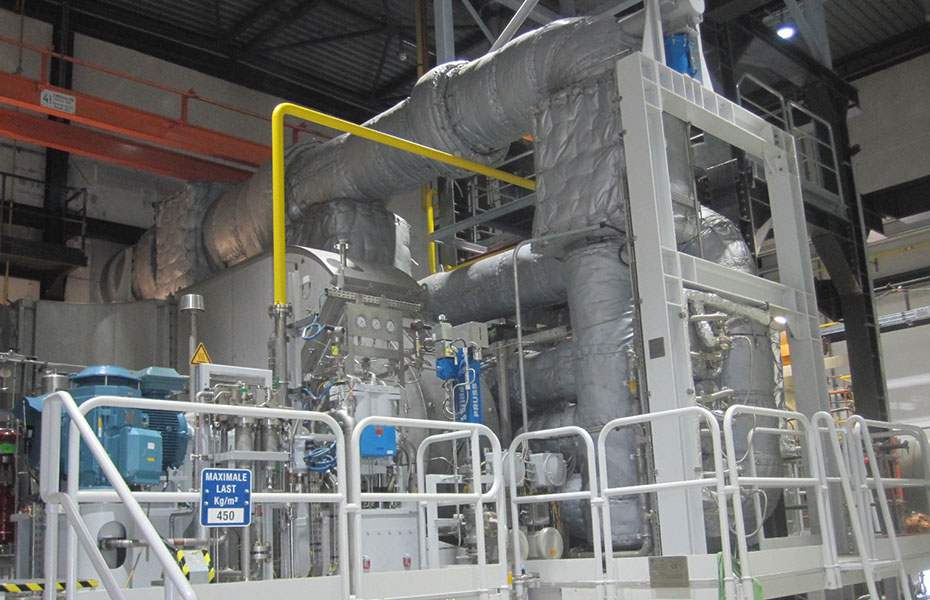 Replacement of a gas turbine 