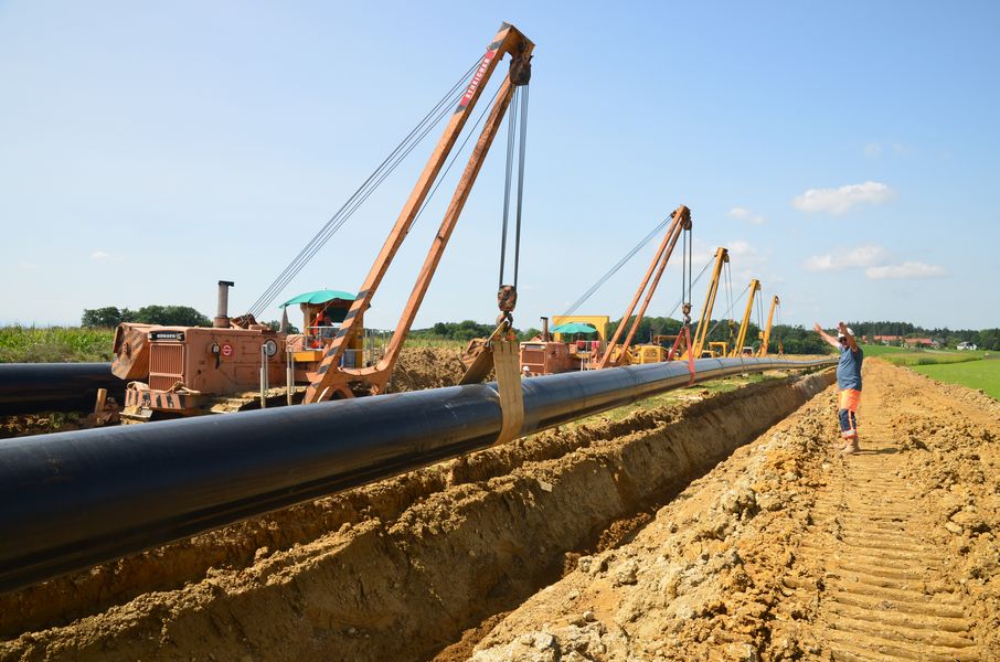 Natural gas pipeline MONACO between Waldkraiburg and Finsing