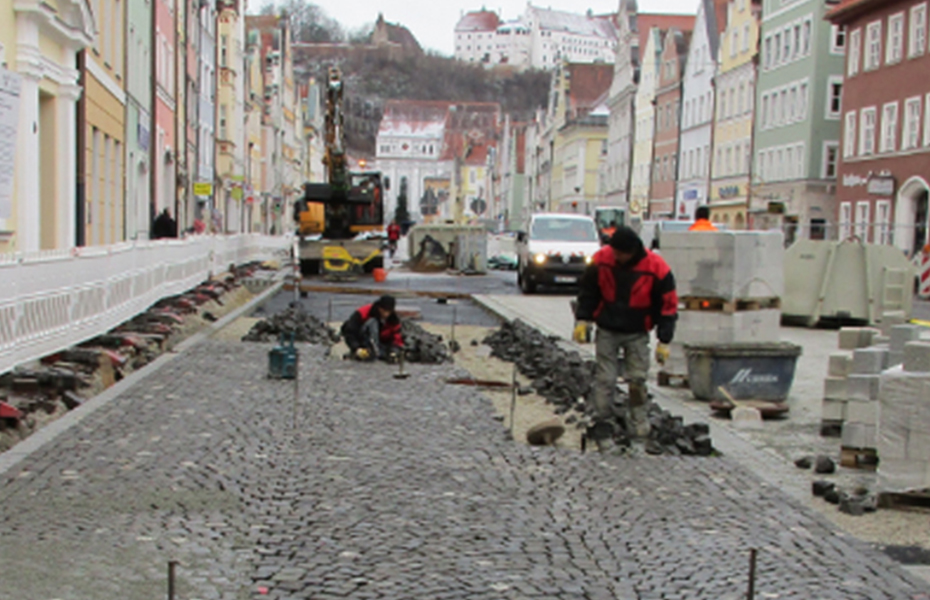 Restructuring of the newtown in Landshut